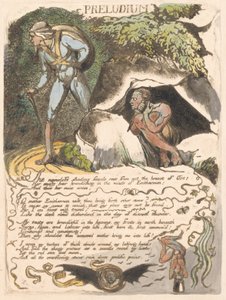 Europa. Una Profezia, Tavola 3, Preludio da William Blake